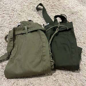 New York & Company Lace Up Pants